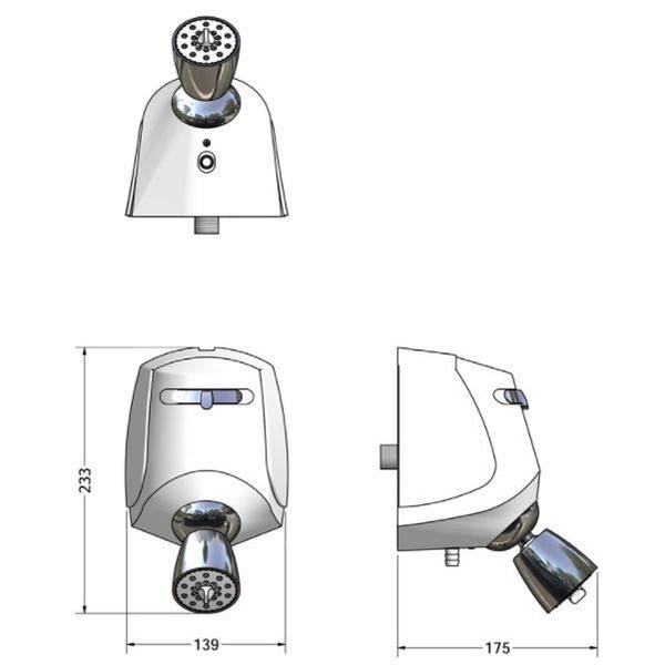 Imagem de Ducha Lorenzetti Relax Ultra 3Temperaturas 127V/5500W Branca