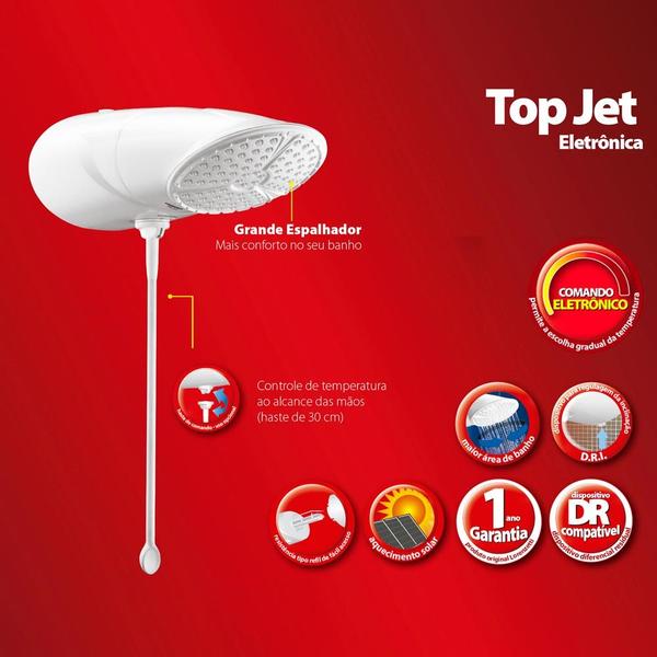 Imagem de Ducha Lorenzetti Top Jet 220V/7500W Eletronica