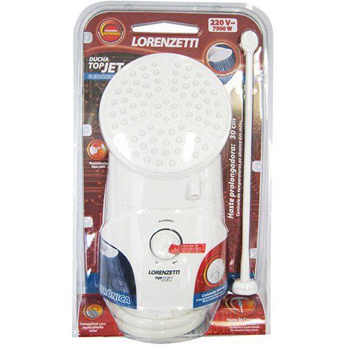 Imagem de Ducha Lorenzetti Top Jet Eletrônica 220V/7500W Branco