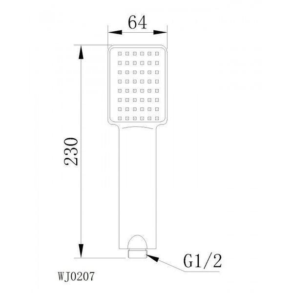 Imagem de Ducha Manual Jiwi WJ0207