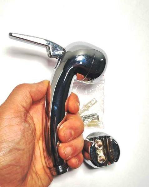 Ducha Manual REPOSIÇÃO Cardal Cromada Com Suporte - BRV Imagem de Ducha Manual REPOSIÇÃO Cardal Cromada Com Suporte