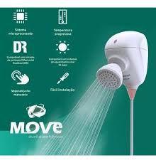 Imagem de Ducha Move Eletrônica 127V / 5500W Branca Zagonel