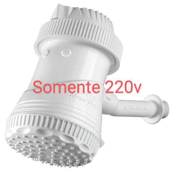 Ducha Nova Ducha 3T 220V 5500W SINTEX Imagem de Ducha Nova Ducha 3T 220V 5500W SINTEX