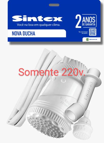 Ducha Nova Ducha 3T 220V 5500W SINTEX Imagem de Ducha Nova Ducha 3T 220V 5500W SINTEX