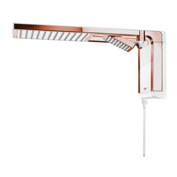 Ducha Ombro a Ombro Grande White Rose Acqua Duo Ultra 220v 7800w - Lorenzetti Imagem de Ducha Ombro a Ombro Grande White Rose Acqua Duo Ultra 220v 7800w