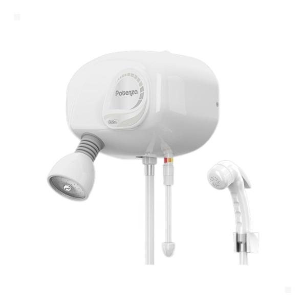 Ducha Potenza Eletrônica Branca Pressurizada 8 Temperaturas 7800w 220v Cardal Imagem de Ducha Potenza Eletrônica Branca Pressurizada 8 Temperaturas 7800w 220v Cardal