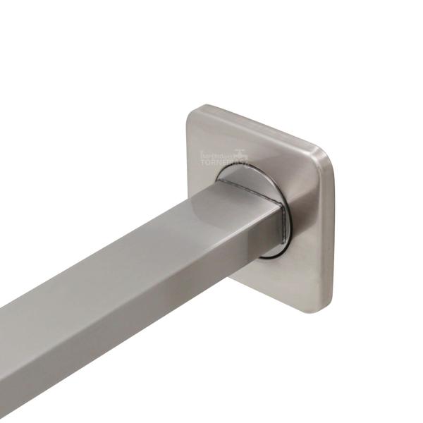 Ducha Quadrada 20x20 cm Inox 304 Aço Escovado com Braço Quadrado 38 cm 7820 - Império das Torneiras Imagem de Ducha Quadrada 20x20 cm Inox 304 Aço Escovado com Braço Quadrado 38 cm 7820