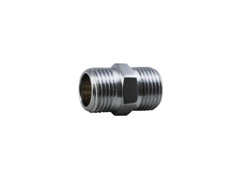 Ducha Redonda 11 cm em ABS Cromado com Niple de Teto - AMG Metais Imagem de Ducha Redonda 11 cm em ABS Cromado com Niple de Teto