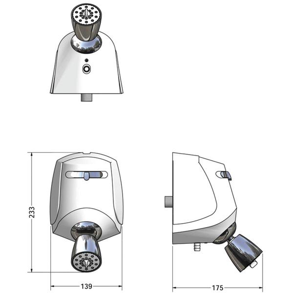 Imagem de Ducha Relax Branca 3 Temperaturas 4600w 220v Lorenzetti