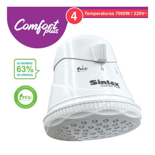 Imagem de Ducha Sintex Comfort Plus Branca 4T 220V 7000W - Dcp270