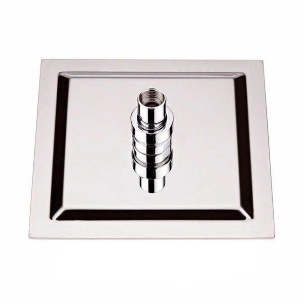 Imagem de Ducha Slim inox quadrada espelhada 20X20 Com Braço Quadrado - Global Mix