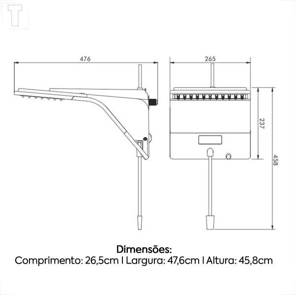 Imagem de Ducha zagonel ducali eletronica preto 220v 6800w