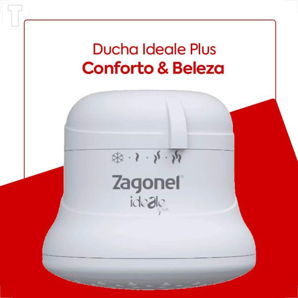 Imagem de Ducha zagonel ideale plus branco 4t 127v 5500w