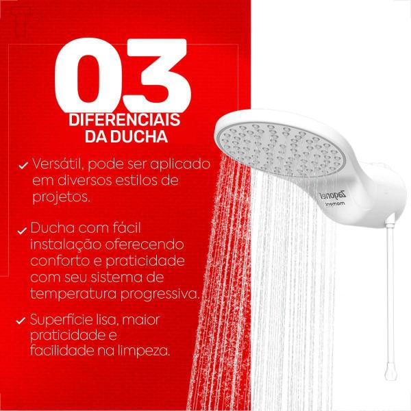 Imagem de Ducha zagonel moment eletronica branco 220v 7500w