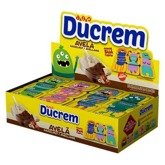 Ducrem Doce Cremoso de Avelã 12 unidades Monte Sua Turma - Jazam Imagem de Ducrem Doce Cremoso de Avelã 12 unidades Monte Sua Turma