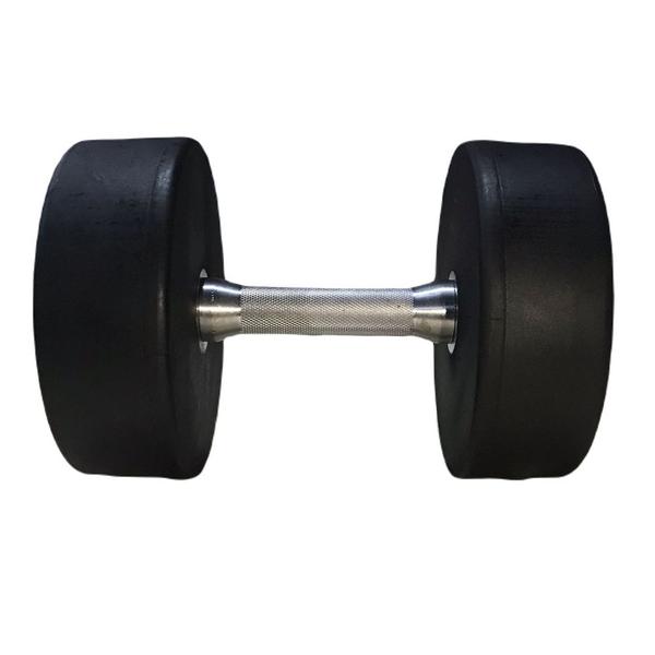 Imagem de Dumbbell emborrachado epic com pegada em hard chromo 12kg