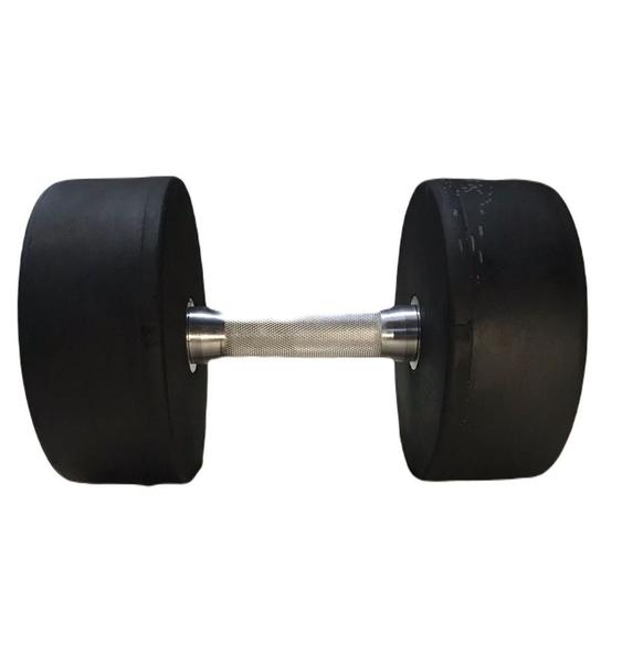 Imagem de Dumbbell emborrachado epic - com pegada em hard chromo - 30kg