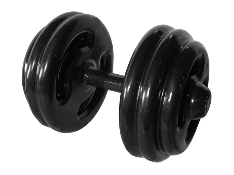 Imagem de Dumbbell Emborrachado Treinamento Funcional Academia 28Kg