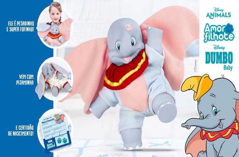 Imagem de Dumbo Baby - Coleção Amor De Filhote - Disney - Roma