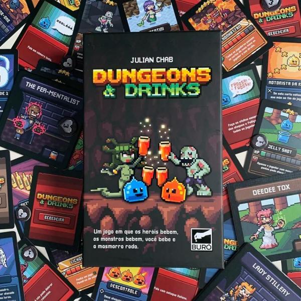 Imagem de Dungeon & Drinks  - Jogo de Carta - Buró