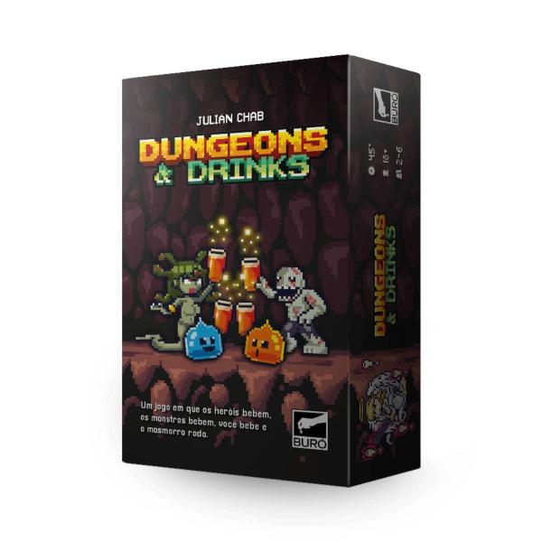 Imagem de Dungeons & Drinks: Jogo de Bebida e Aventura com Monstros