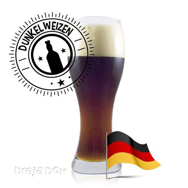 Imagem de Dunkelweizen (cerveja de trigo escura) kit receita - Breja Box