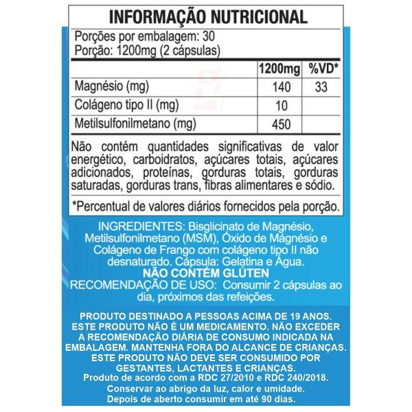 Duom Articular Colágeno Tipo 2 Msm E Magnésio 60 Cápsulas Imagem de Duom Articular Colágeno Tipo 2 Msm E Magnésio 60 Cápsulas