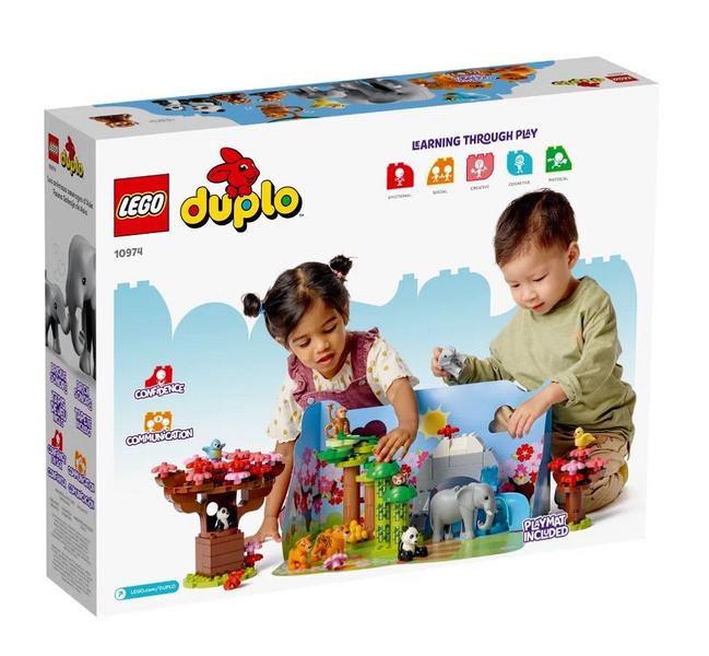 Imagem de Duplo Animais Selvagens Da Asia 117 Peças 10974 - Lego