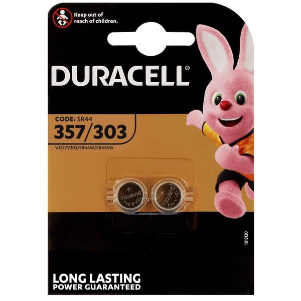 Imagem de Duracell 357/303  SR44W/SW LR44 AG13 c/2 un