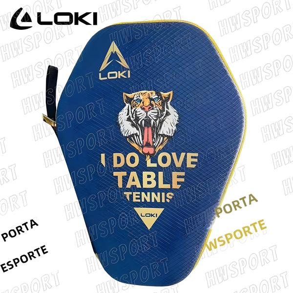 Imagem de Durável Casca Dura Raquete De Tênis De Mesa Caso Loki Ping Pong Paddle Capa Saco Eva Interior