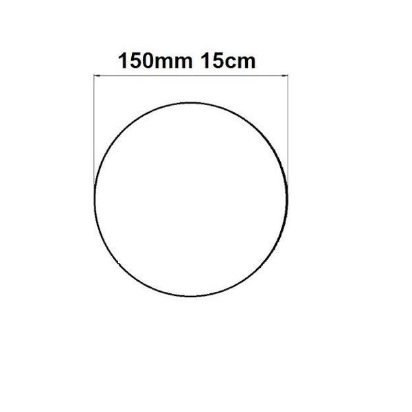 Imagem de Duto Flexível Mangueira Alumínio 150mm 5mt +2 abraçadeiras