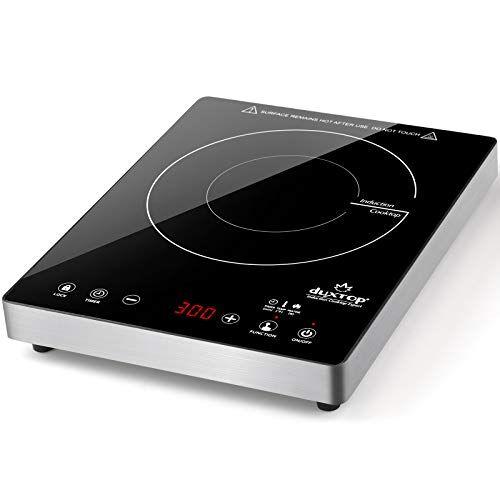 Duxtop Cooktop Portátil de Indução 1800W, Painel Sensor e Vidro Completo Imagem de Duxtop Cooktop Portátil de Indução 1800W, Painel Sensor e Vidro Completo