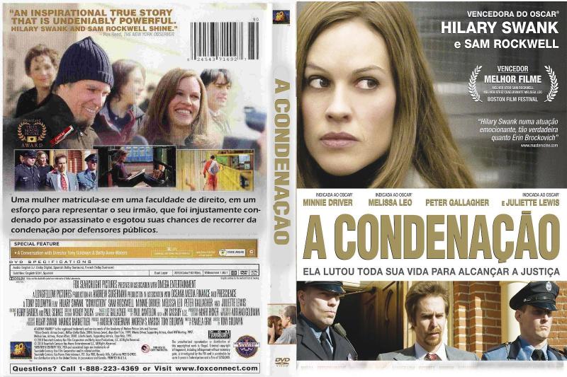 Imagem de DVD A Condenação - Hilary Swank