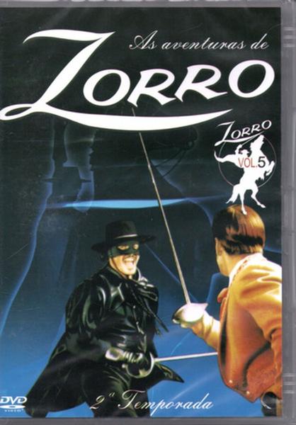 Imagem de dvd as aventuras de zorro vol.5