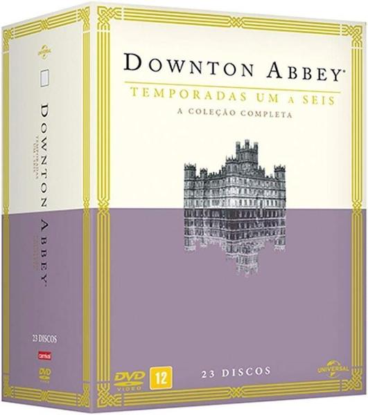 Dvd Box - Downton Abbey - 1 A 6 Temporada Série Completa - Universal Pictures Imagem de Dvd Box - Downton Abbey - 1 A 6 Temporada Série Completa