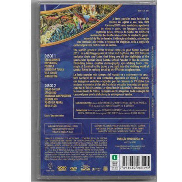 Imagem de Dvd carnaval rio  2011 - com  roberto carlos  (2 dvds) - Globo Marcas