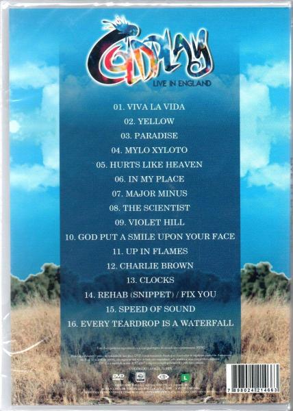 Imagem de DVD Coldplay Live  in England