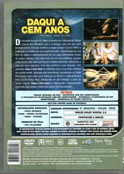 Imagem de Dvd Daqui A Cem Anos - H.g. Wells