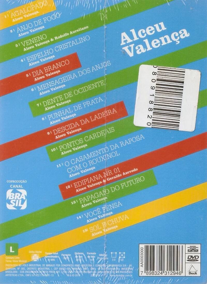 Dvd Digipack Alceu Valença - Vivo! Revivo! - Livros de Comunicação