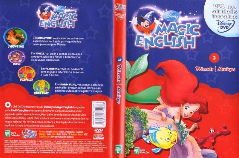 Imagem de DVD Disney - Magic English - Amigos - Volume 3