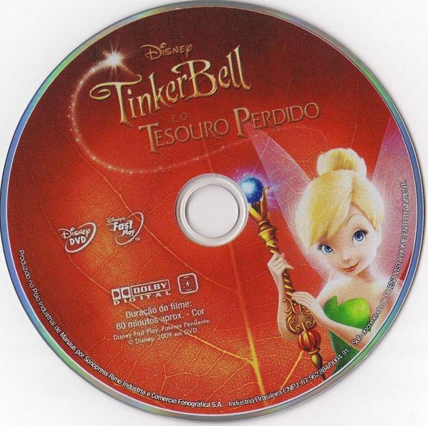 Imagem de DVD Disney - TinkerBell e o Tesouro Perdido - SONOPRESS RIMO