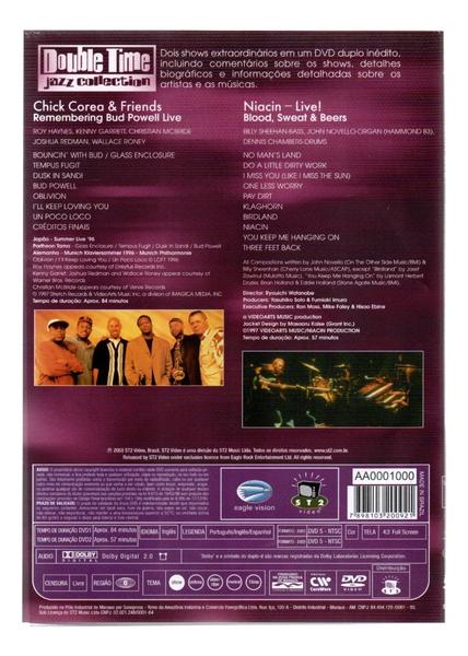 Dvd Duplo Chick Corea & Friends/ Niacin Live Jazz Collection - DVD