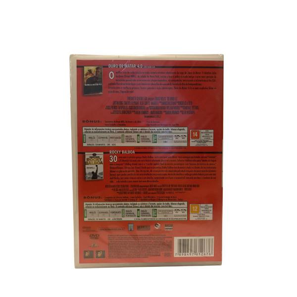 Dvd duplo duro de matar 4 & rocky balboa - Dvd Video Imagem de Dvd duplo duro de matar 4 & rocky balboa
