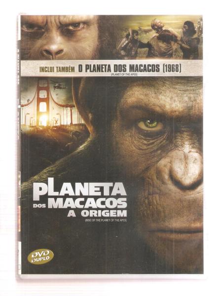 Imagem de Dvd duplo planeta dos macacos - a origem e 1968