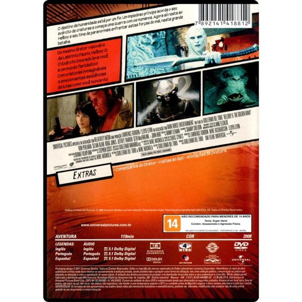 Imagem de DVD Hellboy 2 - O Exército Dourado - Universal