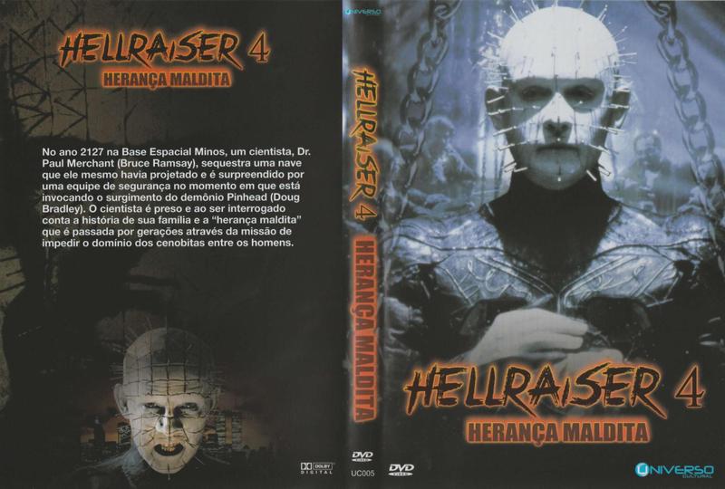 DVD Hellraiser 4 Herança Maldita Original - Livros de Literatura