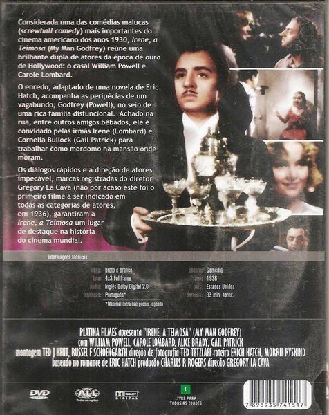 DVD Irene A Teimosa - William Powell - 6 Indicações ao Oscar - Nbo Imagem de DVD Irene A Teimosa - William Powell - 6 Indicações ao Oscar - Nbo