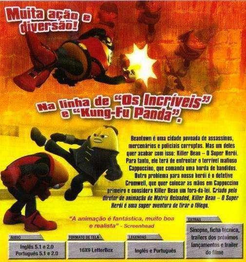 Imagem de DVD Killer Bean O Super-Herói