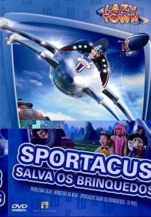 DVD Lazytown - Disco 2 - 3 - 5 - 9 (4 DVDS) - Livros de Literatura