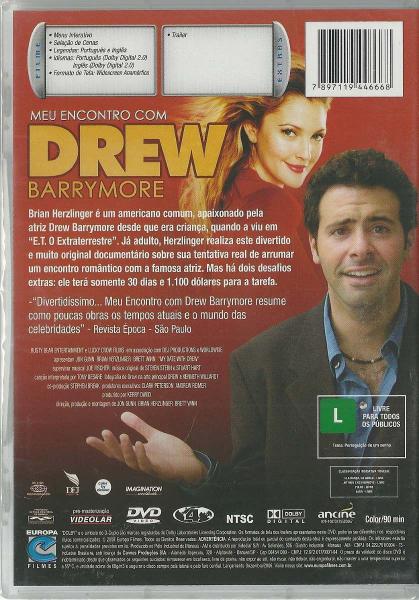 Imagem de DVD Meu Encontro Com Drew Barrymore - Comédia Premiada